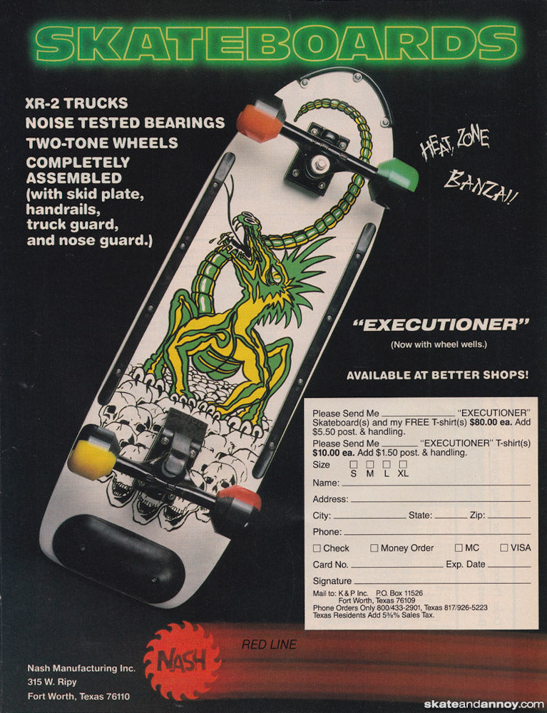 The Nash Executioner Retro 1983: Revisiting a Classic Skateboard