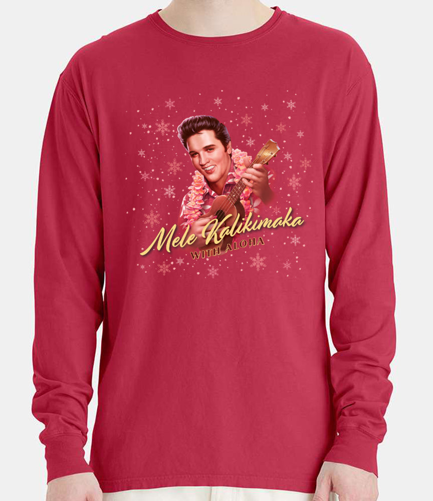 Elvis 61 Christmas Long Sleeve T-Shirt – Malibu Shirts