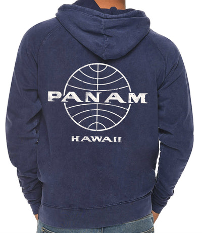 Pan Am Globe Raglan Vintage Pullover Hoodie