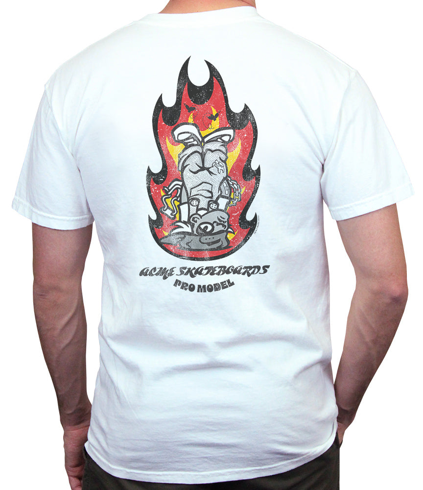 Acme Flame Boy T-Shirt - White / L