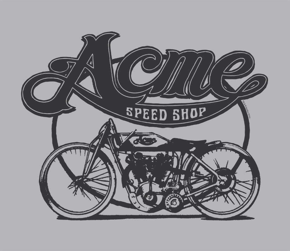 Acme Speed Shop Board Track Racer T-Shirt