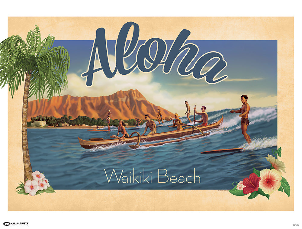 Aloha Waikiki Poster