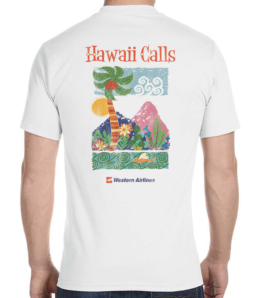 Hawaii Calls Western Airlines T-Shirt