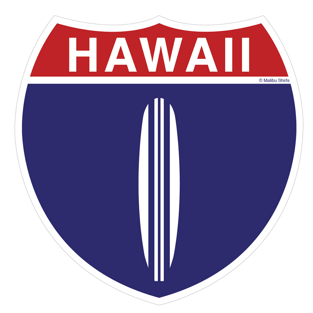 Hawaii Hwy 1 Sticker