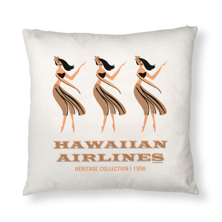 Hawaiian Airlines Hula Girls Pillow Case