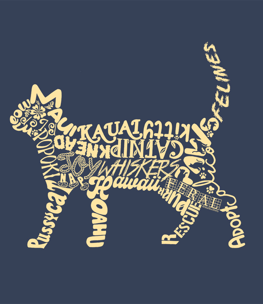 Hawaiian Island Cat Unisex T-Shirt