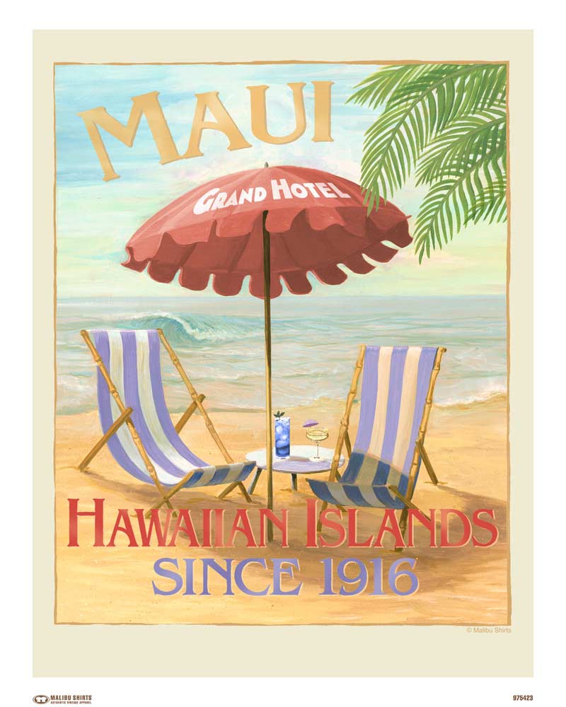 Maui Grand Hotel Poster