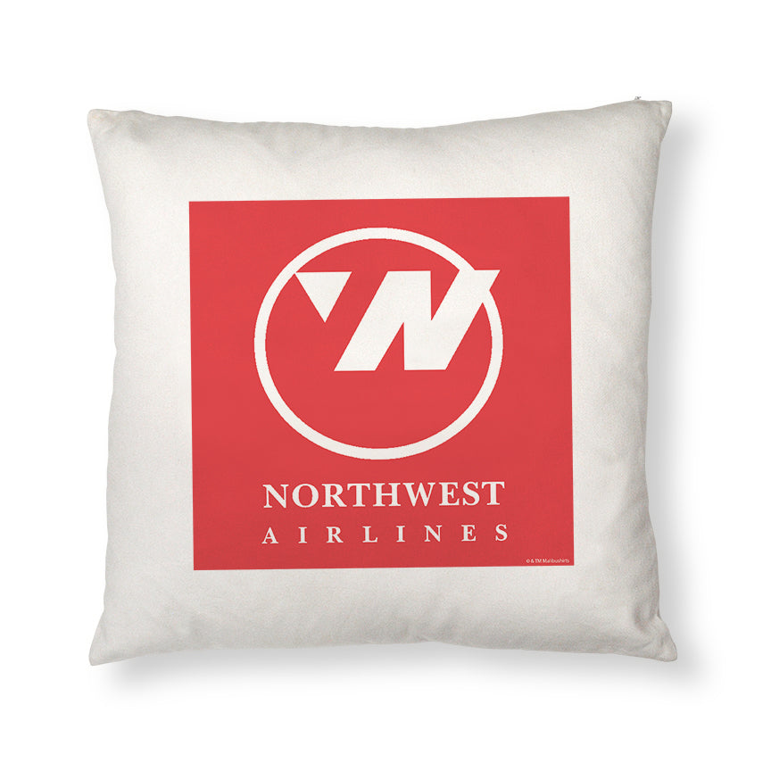Northwest Airlines Logo Throw Pillow Cover