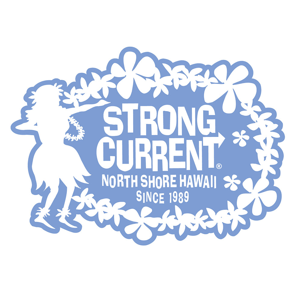 Strong Current Hula Sticker