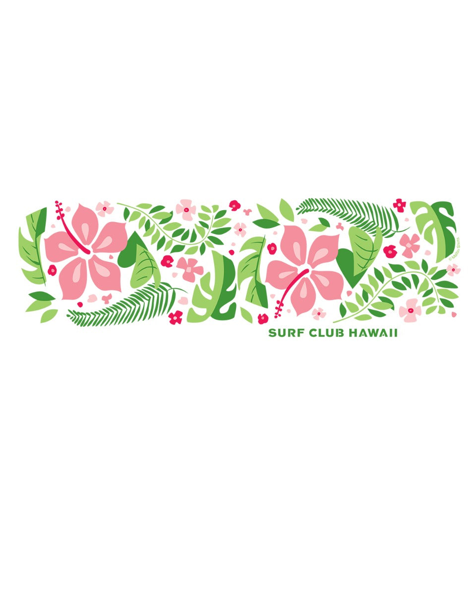 Surf Club Hawaii Retro Floral T-Shirt