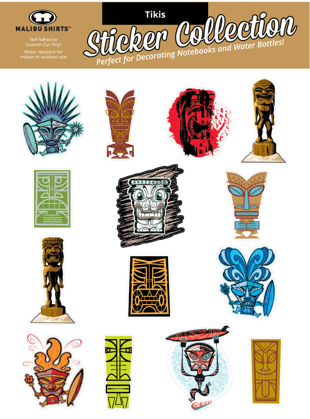 Tiki's Sticker Collection