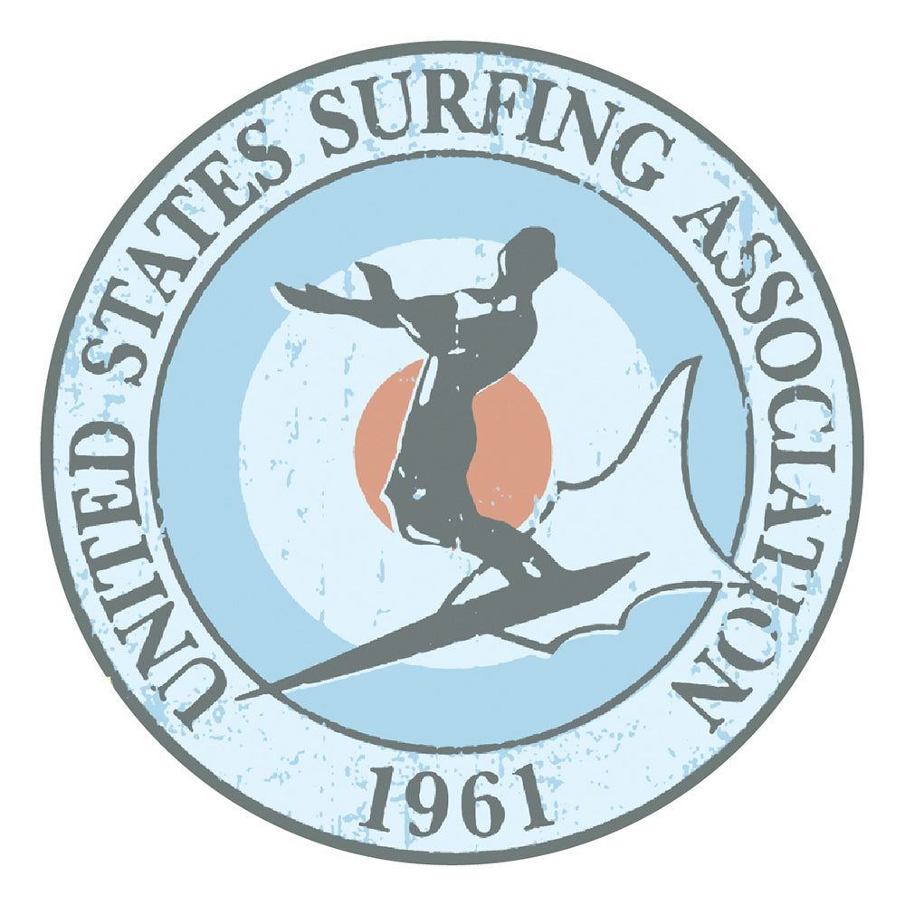 United States Surfing Association Sticker