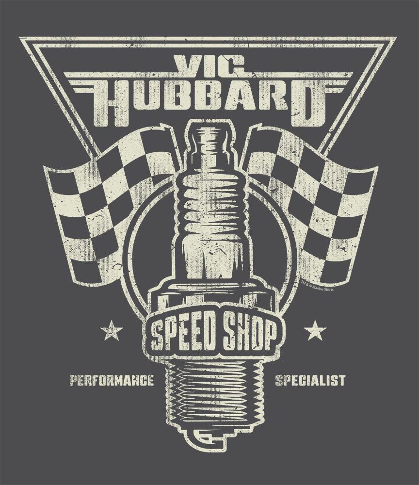 Vic Hubbard Spark Plug T-Shirt