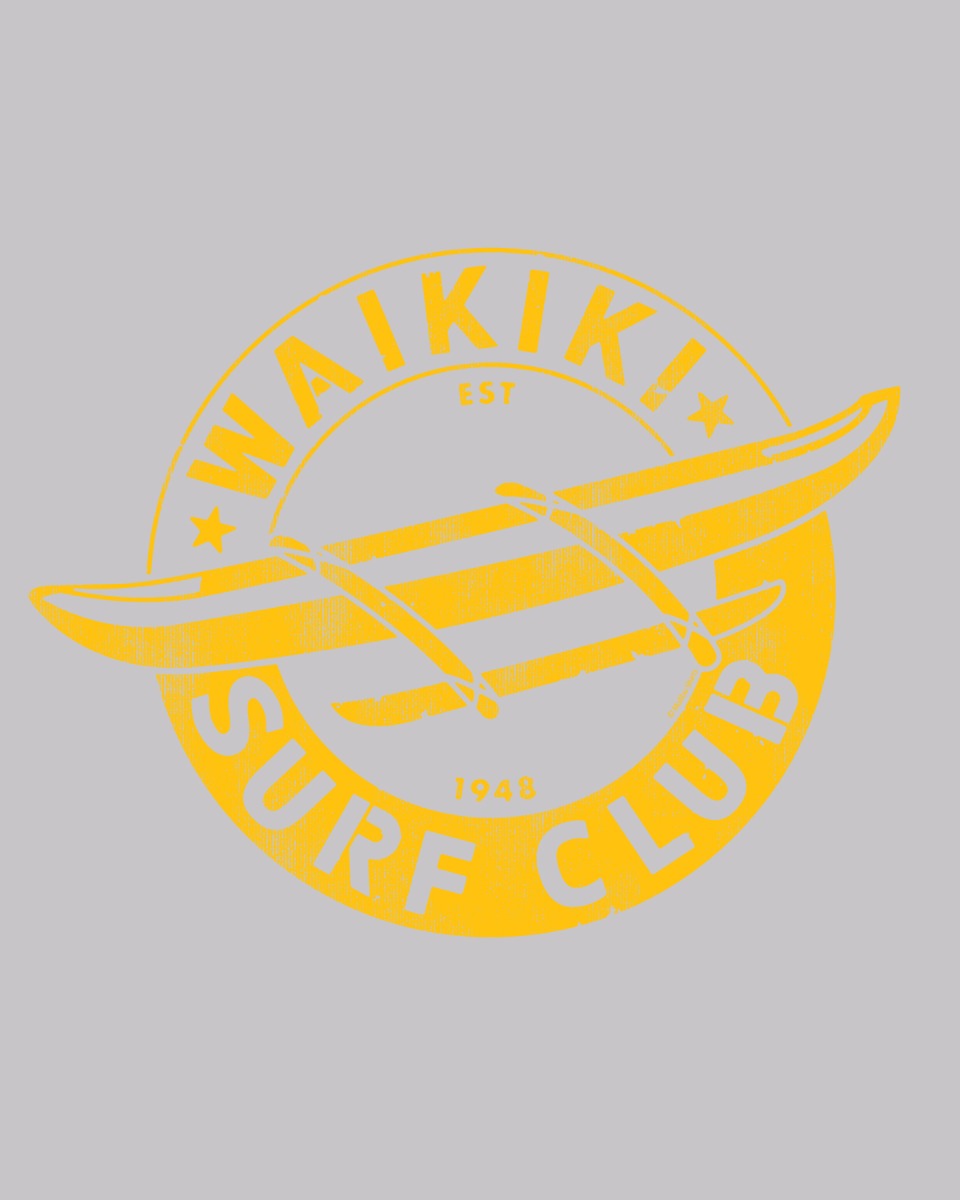 Waikiki Surf Club 1948 Retro T-Shirt
