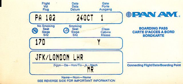 Pan Am Boarding Pass