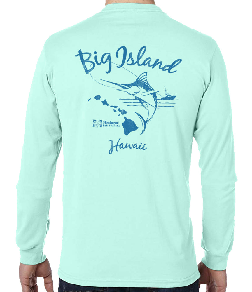 Big Island Marlin Fishing Long Sleeve T-shirt