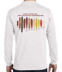 Men's Evolution of the Surfboard Long Sleeve T-Shirt