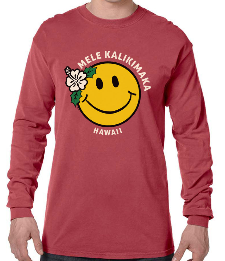 Happy In Hawaii Christmas Long Sleeve T-Shirt
