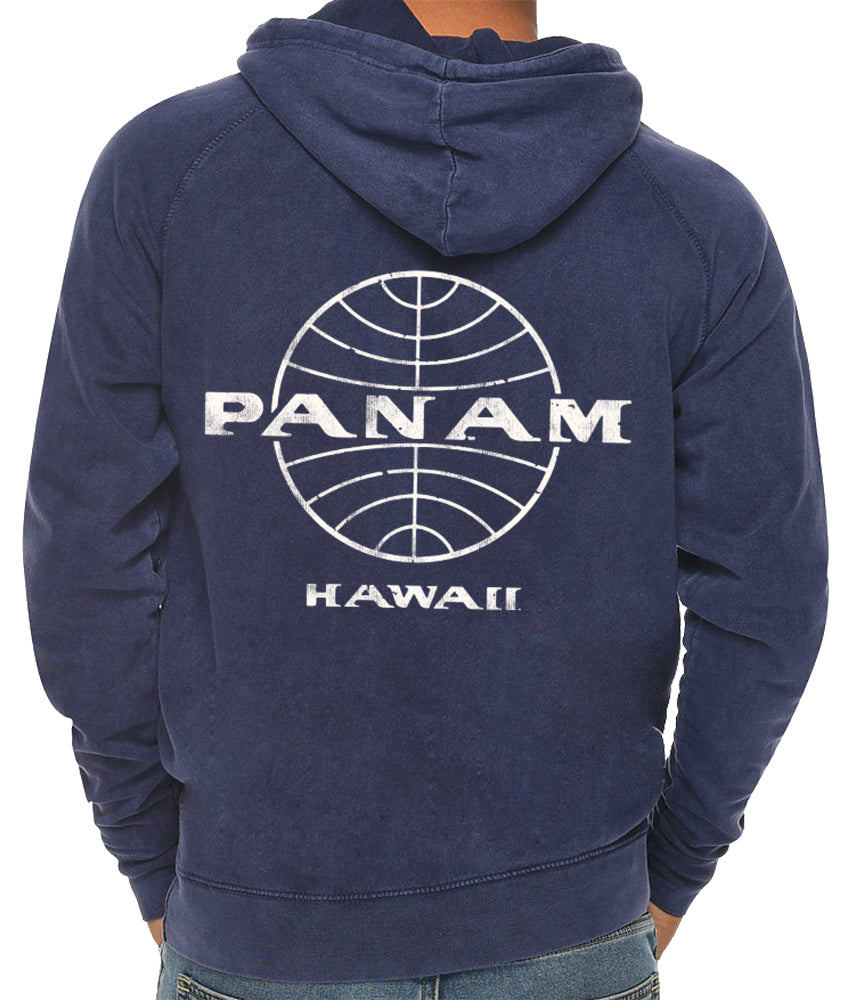 Pan Am Globe Raglan Vintage Pullover Hoodie