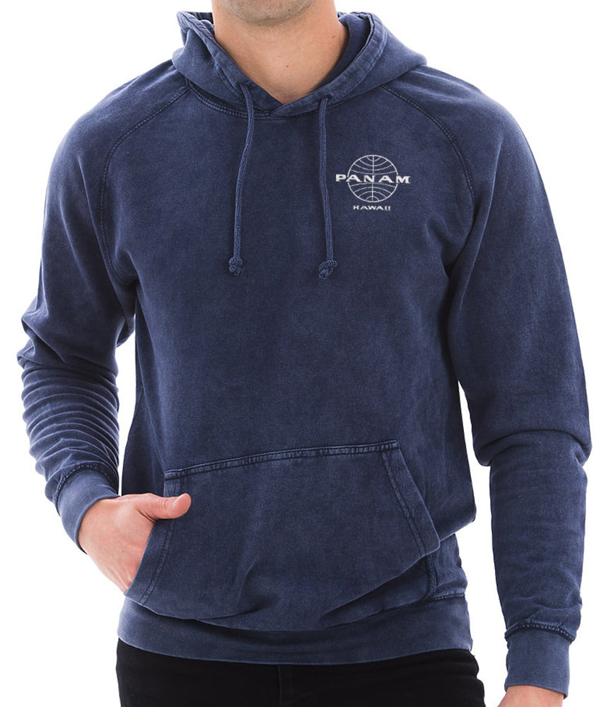 Pan Am Globe Raglan Vintage Pullover Hoodie