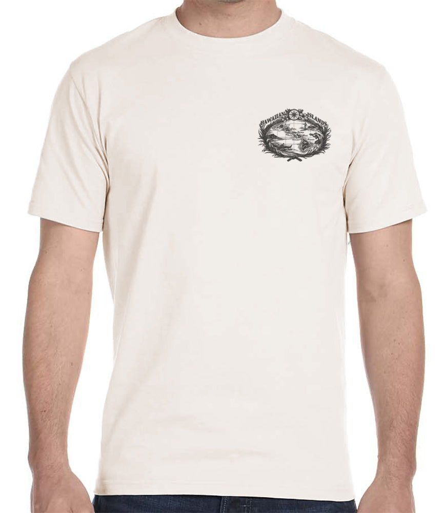 Hawaiian Islands Woodcut T-Shirt