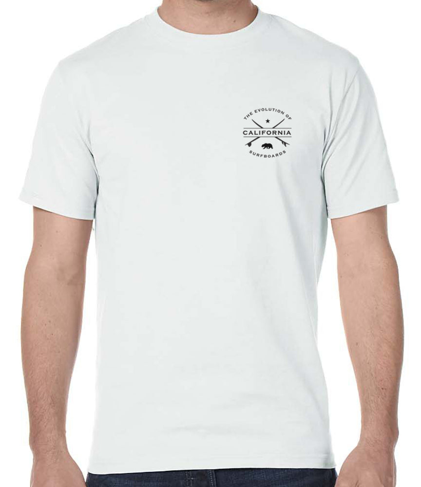 Evolution of California Surfboards T-Shirt