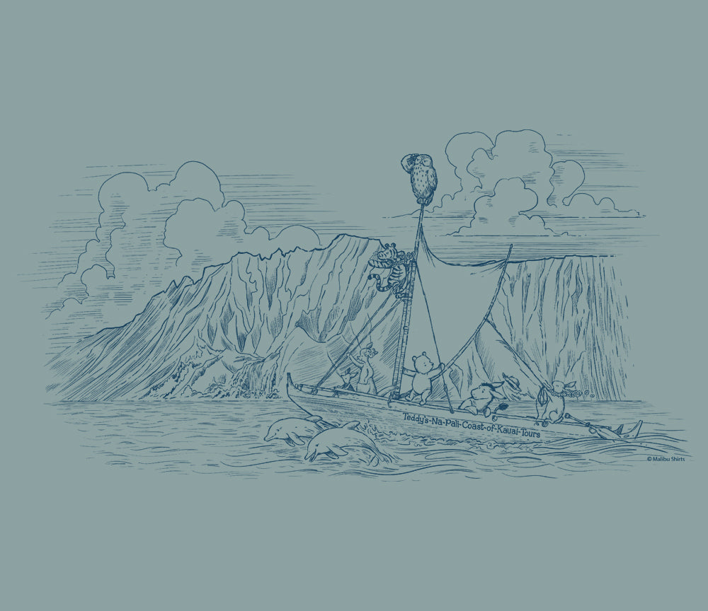 Teddy & Friends Napali Coast T-Shirt