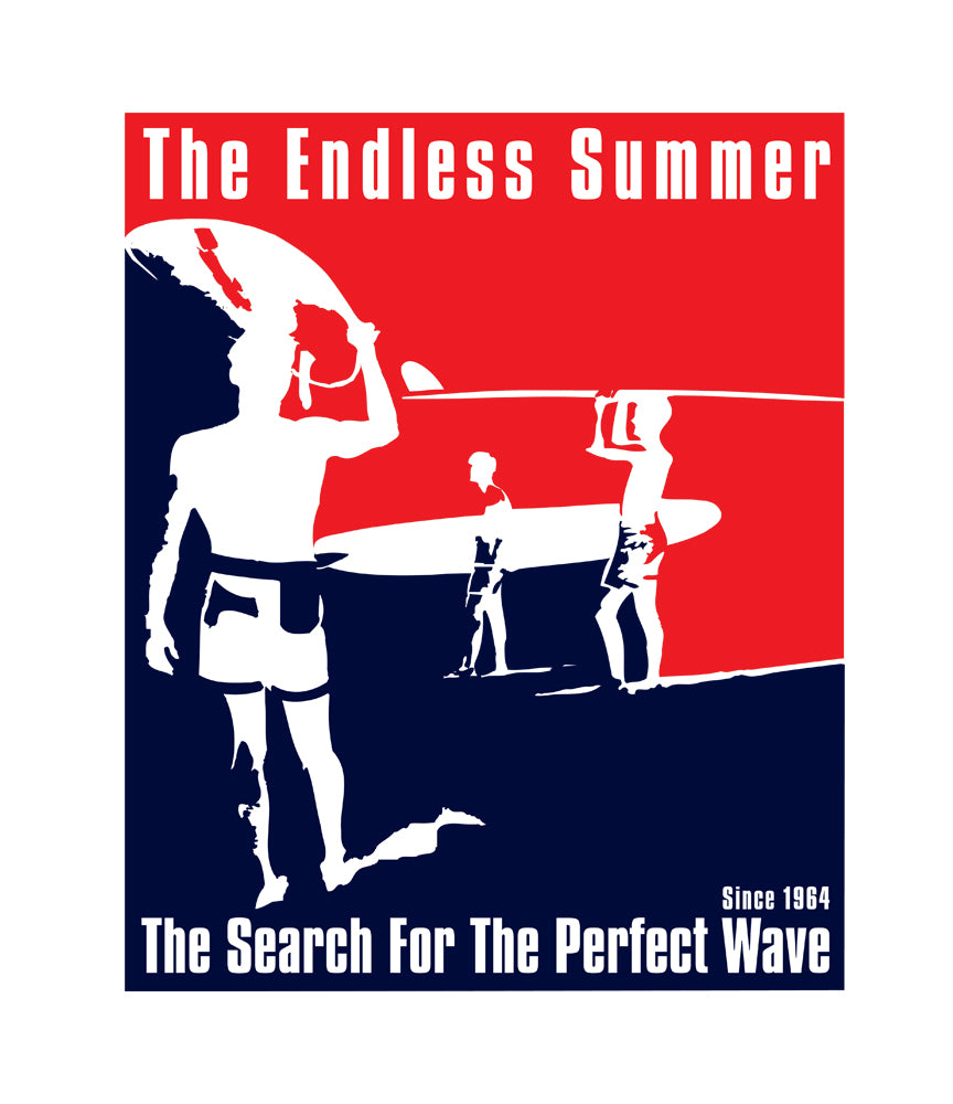 Endless Summer Red, White, and Blue Poster T-Shirt