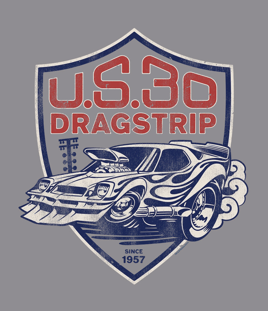 US 30 Drag Strip Funny Car T-Shirt