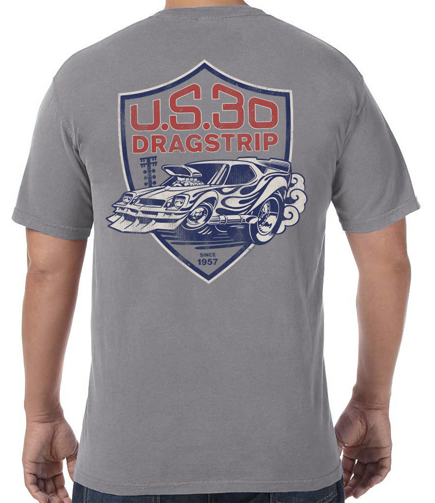 US 30 Drag Strip Funny Car T-Shirt