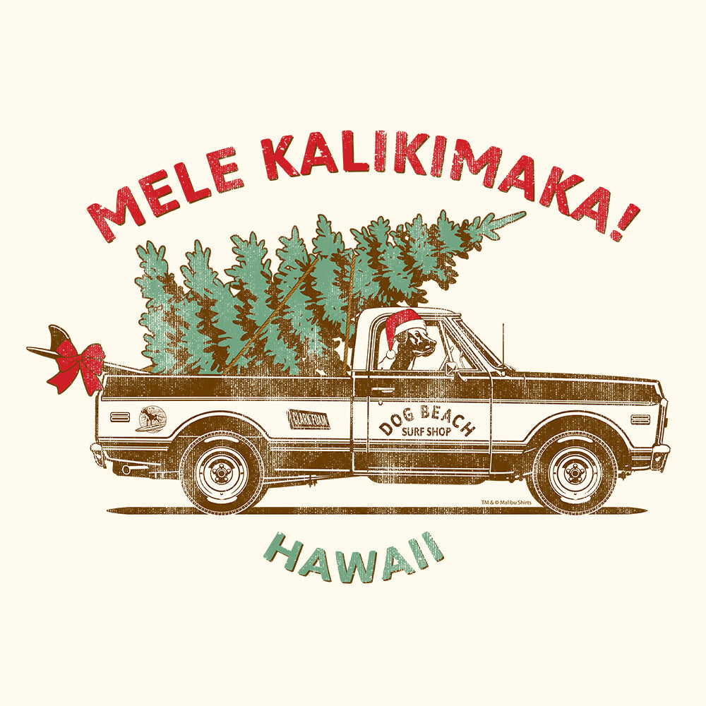 Dog Beach Christmas T-Shirt