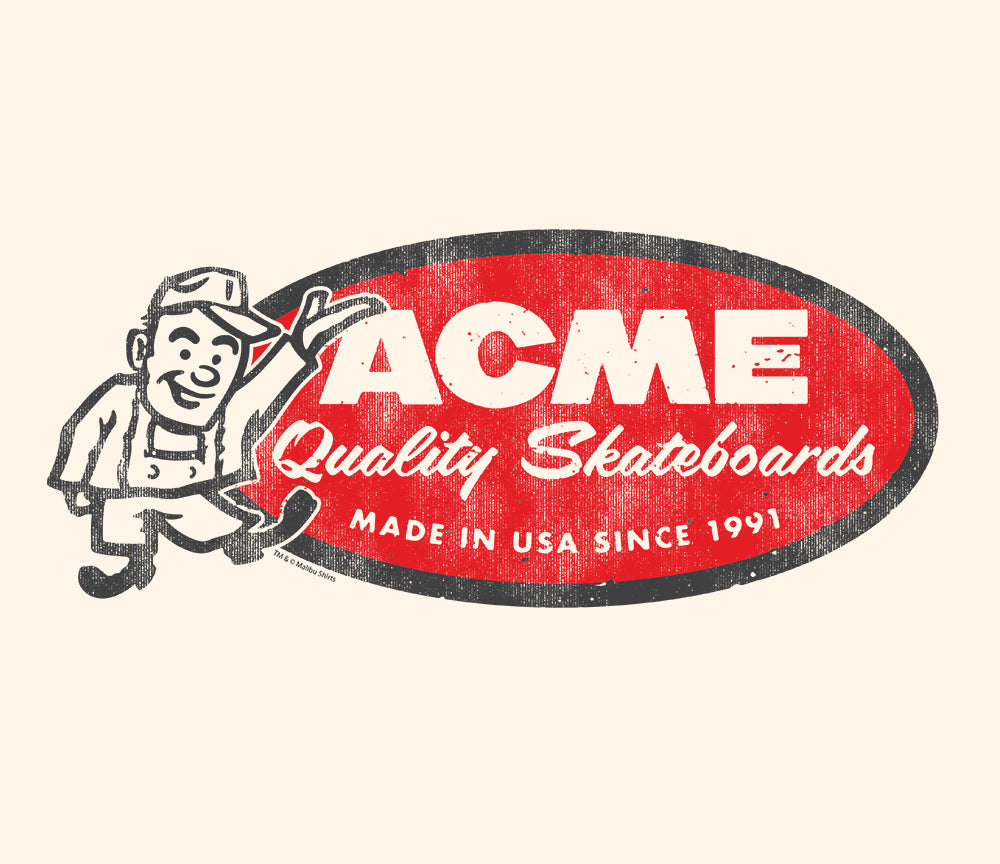 Acme Quality Skateboards T-Shirt – Malibu Shirts