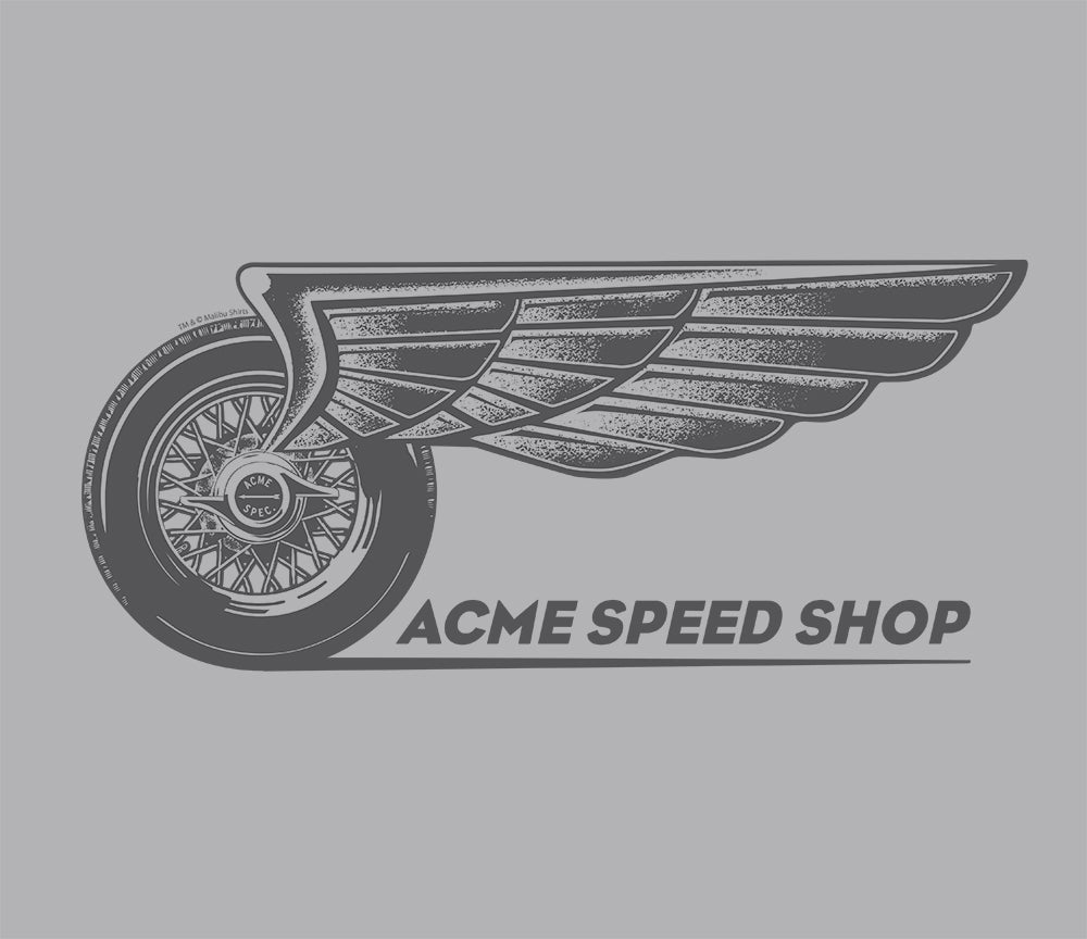 Acme Speed Shop Winged Wheel T-Shirt
