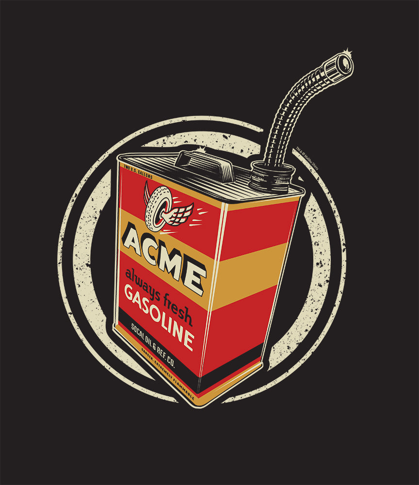 Acme Speed Shop Gas Can T-Shirt