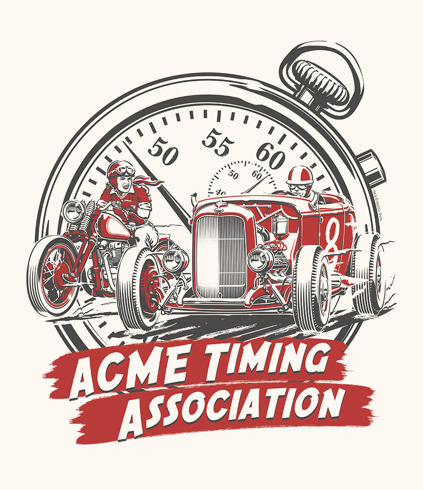 Acme Speed Shop Timing T-Shirt