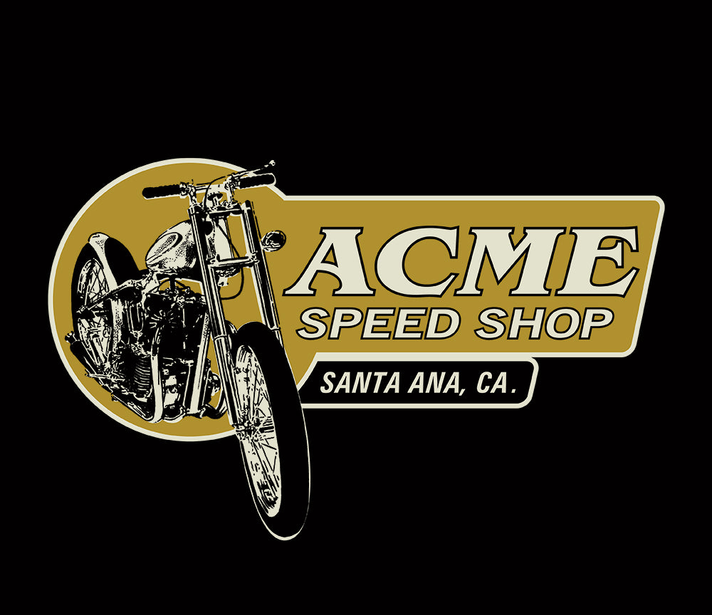 Acme Speed Shop Custom Cycle T-Shirt