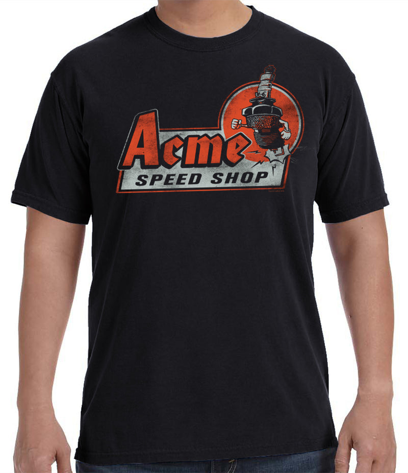 Acme Speed Shop Spark Plug T-Shirt