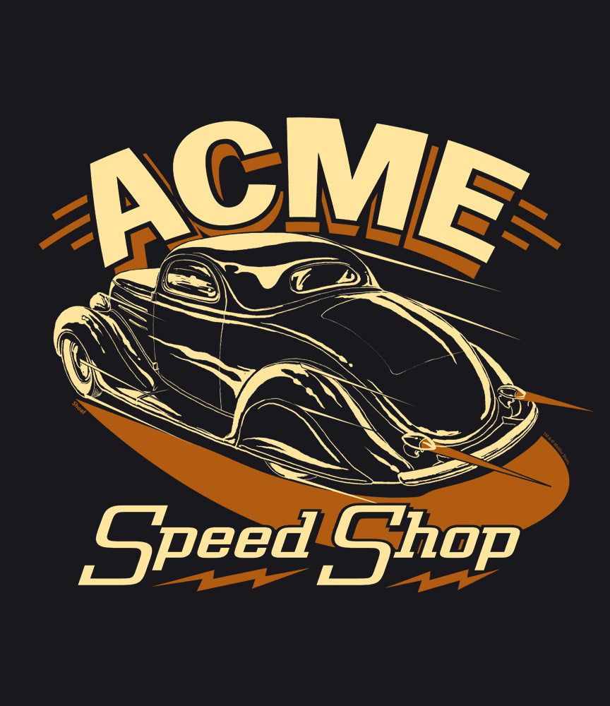 Acme Speed Shop the '36 Coupe T-Shirt