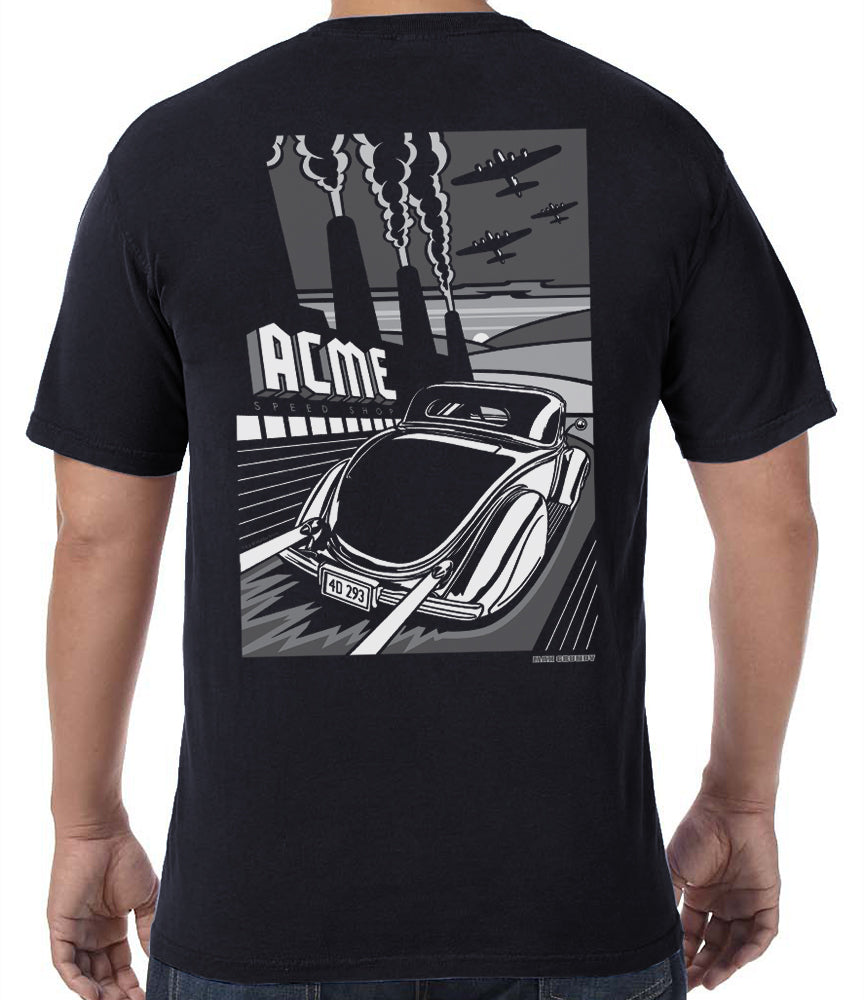 Acme Speed Shop '36 Sunset Sled T-Shirt