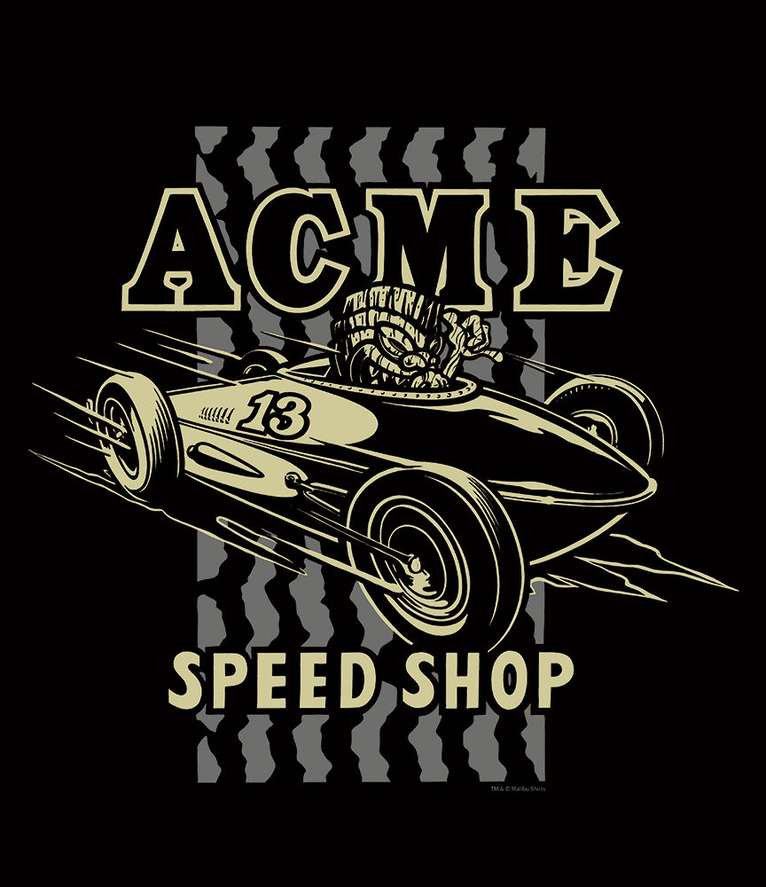 Acme Speed Shop Belly Tank Tiki T-Shirt