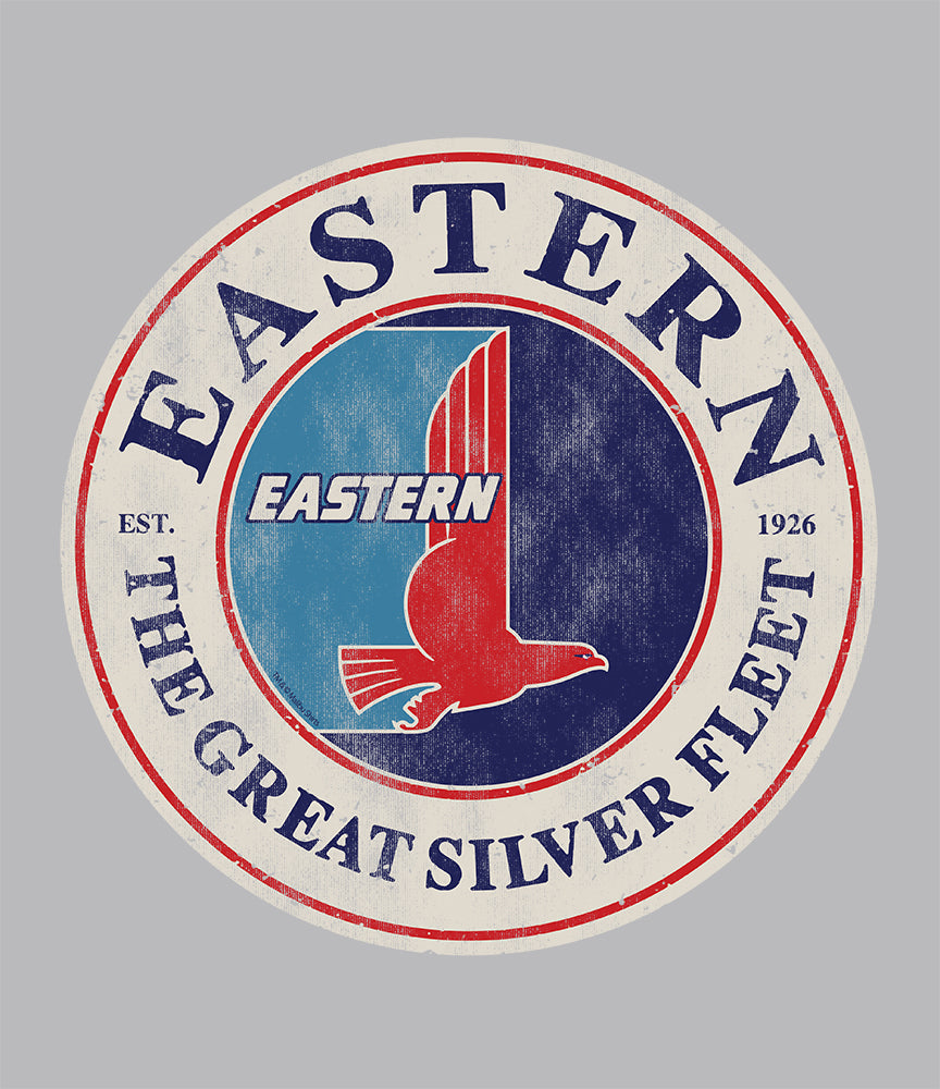 Eastern Airlines Retro Silver Fleet Logo T-Shirt