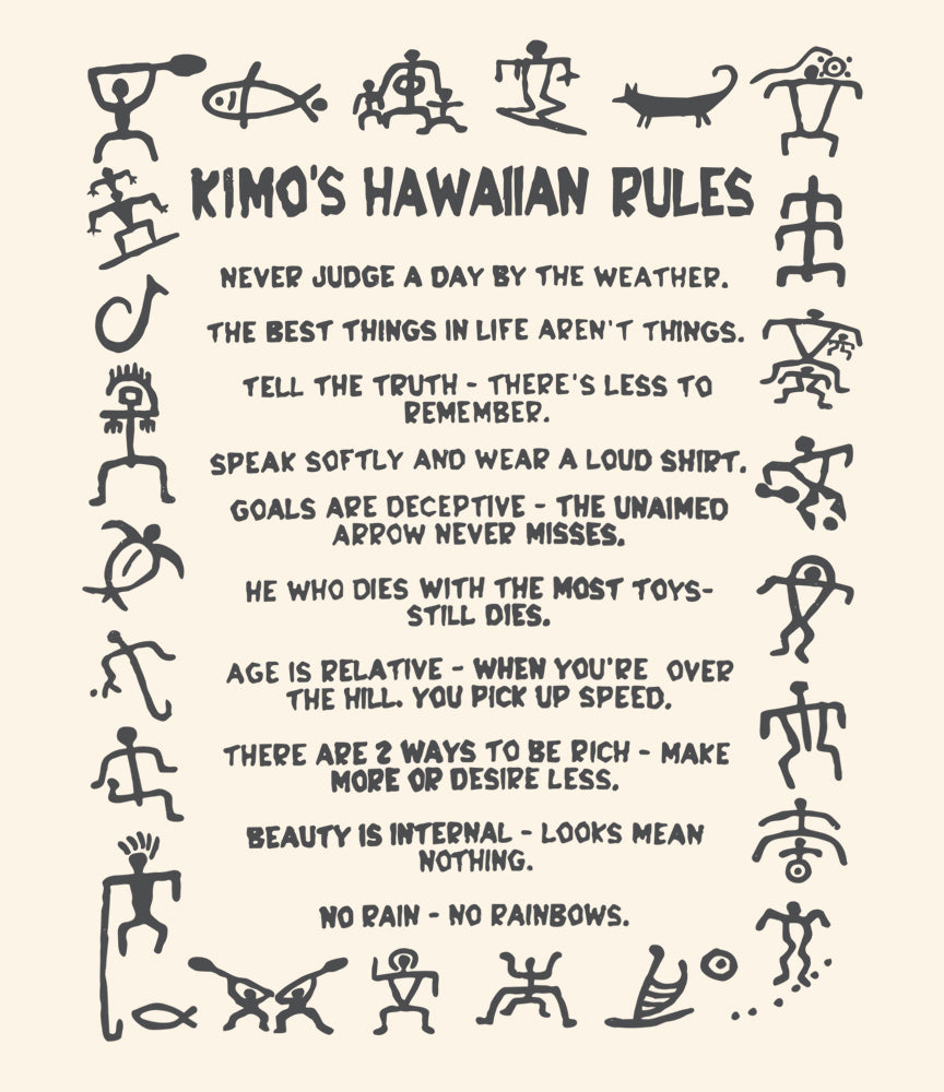 Kimo's Hawaiian  Rules T-Shirt