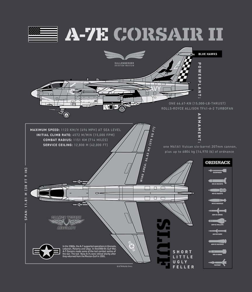 Chance Vought A-7E Corseair II T-Shirt