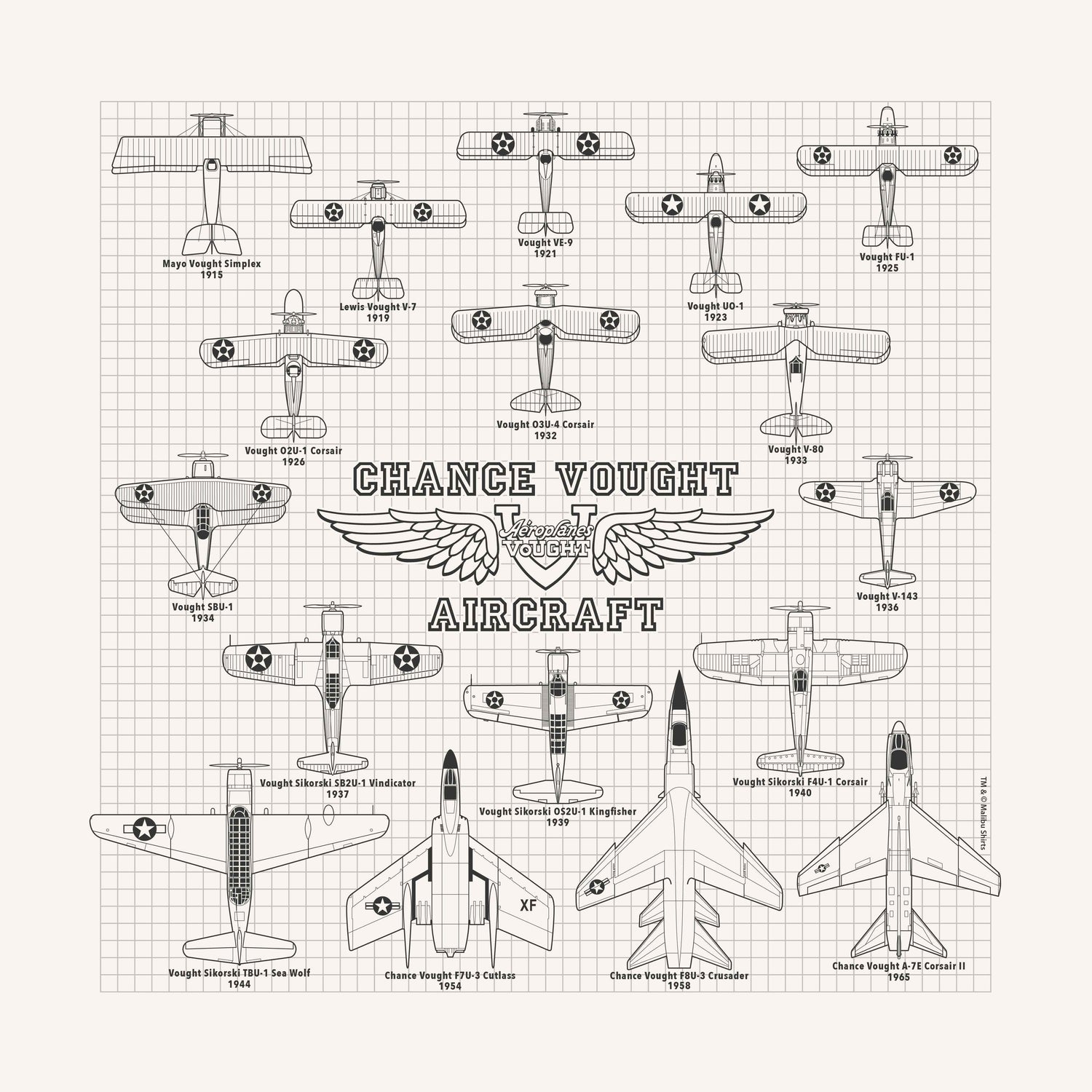 Chance Vought Top Views T-Shirt