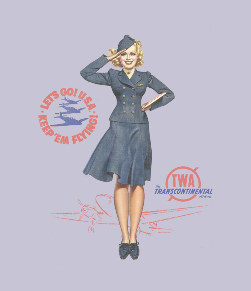 TWA Retro Pin-Up T-Shirt