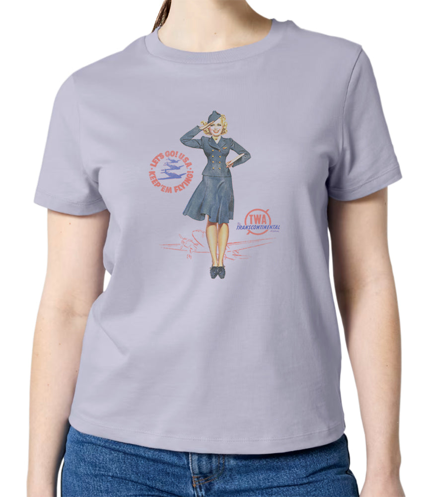 TWA Retro Pin-Up T-Shirt