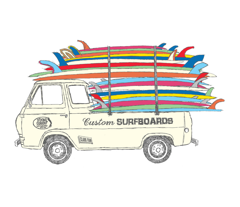 Clark Foam Stack Women's T-Shirt