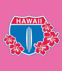 5 &10 Hawaii Highway 1 Floral Women's T-Shirt