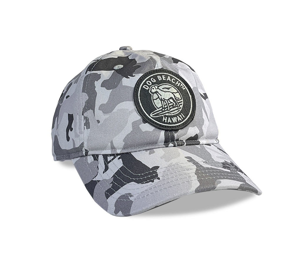 Dog Beach Camo Adjustable Hat