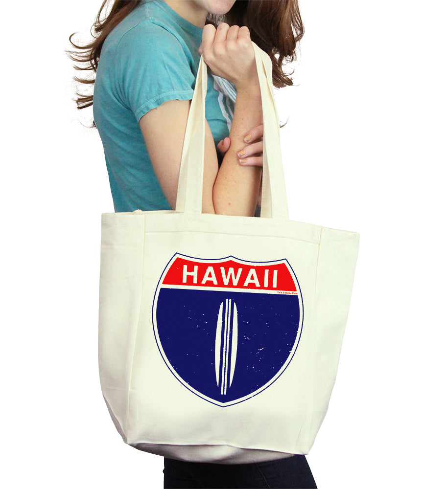 Hawaii Hwy 1 Tote Bag